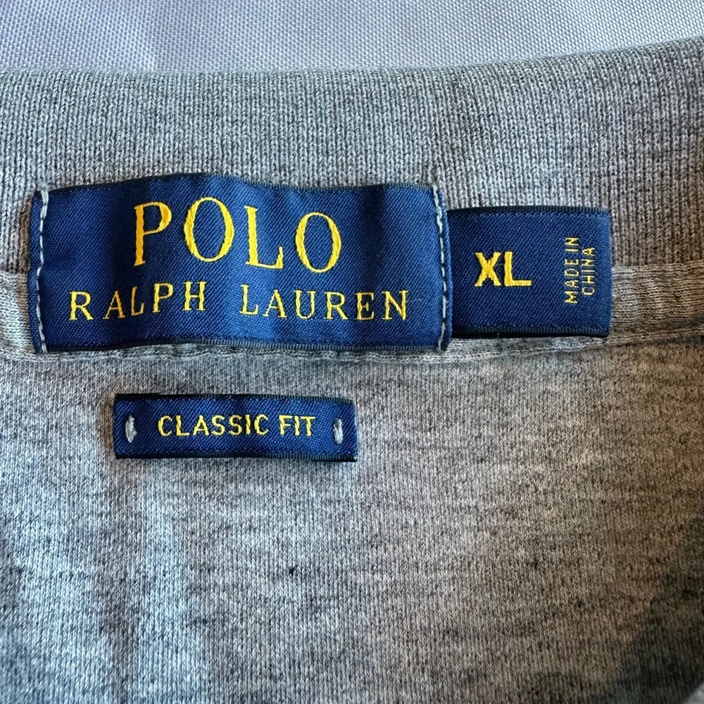 Polo by Ralph Lauren Gray Men's Classic Fit Shirt Size XL